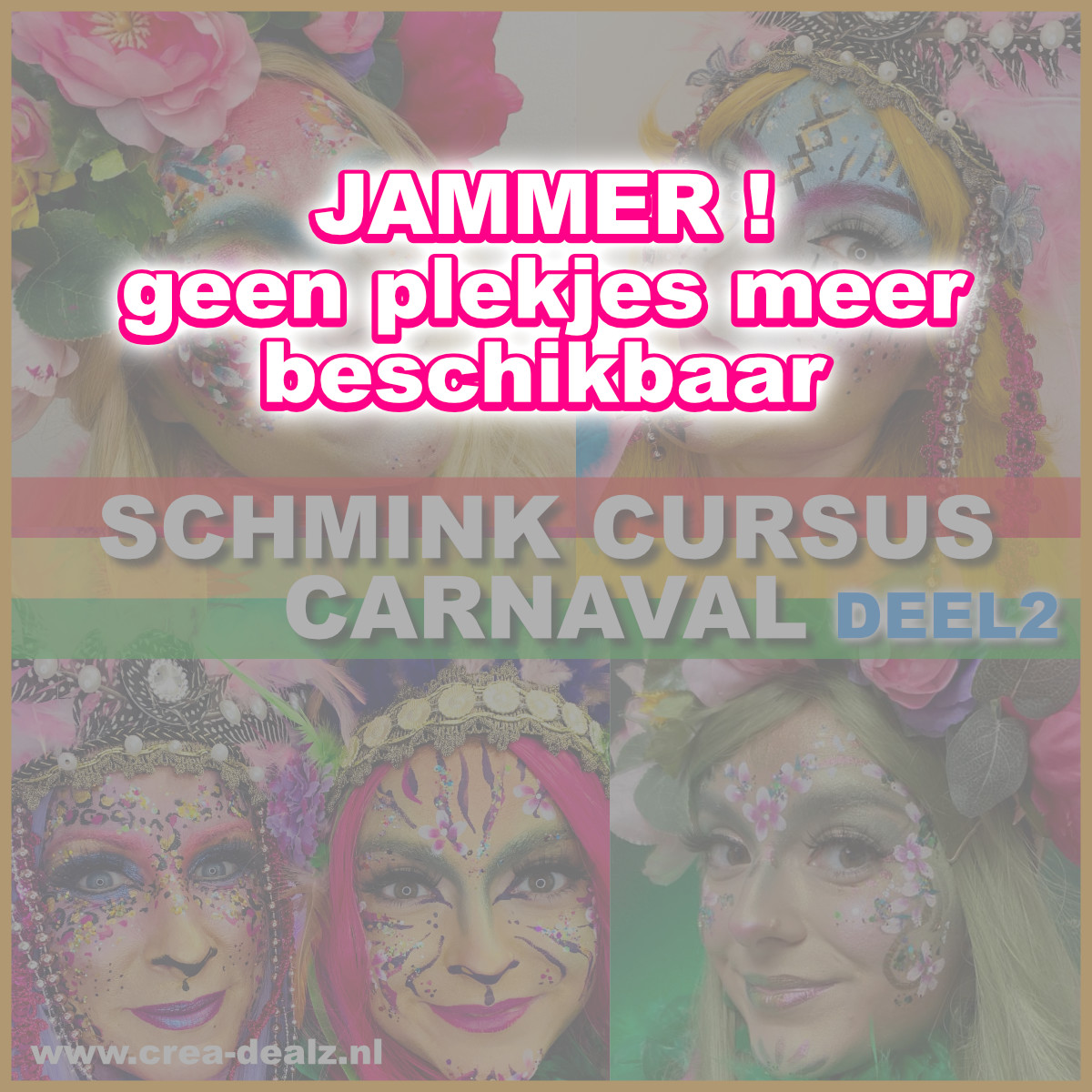 (afbeelding voor) Carnavals Schmink - 28 januari 2026 (DEEL 2)